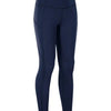 Wide Waistband Sports Leggings - Navy