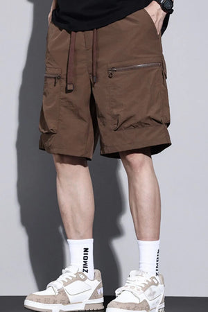 Men's Plus Size Drawstring Cargo Shorts - Farnelli