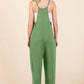 Culture Code Full Size Sleeveless Wide Leg Jumpsuit with Pockets - Farnelli