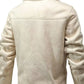 Men's Plus Size Shearling Lined Button Up Jacket - Farnelli