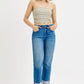 RISEN Full Size High Rise Boyfriend Fit Ankle Jeans Plus SIze - Farnelli