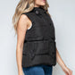 Snobbish Snap and Zip Closure Hooded Vest - Farnelli