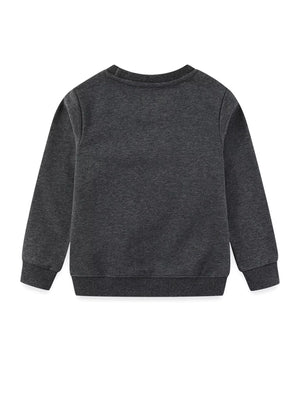 Children's Rocket Applique Crew Neck Sweatshirt - Farnelli