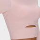 Millennia Long Sleeve Cropped Top With Sports Strap - Farnelli