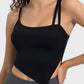 Millennia Slit Asymmetrical Neck Active Cami - Farnelli