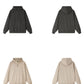 Men's Washed Quarter-Zip Hoodie with Kangaroo Pocket - Farnelli
