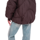 Verbier Genuine Fur Trim Down Fill Jacket in Fig