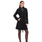 Zuri Cashmere Blend Overcoat in Black