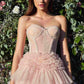 Andrea & Leo A1017 Corset Princessa Tulle Ruffle Ball Gown