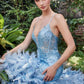 Andrea & Leo A1116 Floor Length Feathered Mermaid Gown