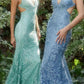 Andrea & Leo A1170 Long Diamond Rococo Backless Mermaid Gown