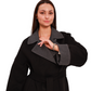 Sandro Cashmere Blend Overcoat in Black