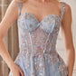 Andrea & Leo A1258 Long Embellished Tulle A-Line Ball Gown