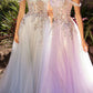 Andrea & Leo A1258 Long Embellished Tulle A-Line Ball Gown