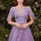 Andrea & Leo A1351 Embellished Lace Layered Tulle Ball Gown