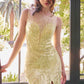 Andrea & Leo A1362 Dress Beaded Sheath Formal Gown