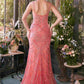 Andrea & Leo A1363 Dress Fitted Beaded Evening Gown