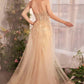 Andrea & Leo A1365 Dress Strapless Overskirt Glimmering Gown