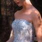 Andrea & Leo A1365 Dress Strapless Overskirt Glimmering Gown