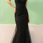 Nox Anabel A1376 Long Fitted Mermaid Gown Open Lace Up Back