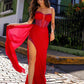 Nox Anabel A1384 Long Corset Boned Bodice V-Neck Fitted Gown