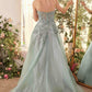 Andrea & Leo A1387 Dress Strapless Embellished Tulle Ball Gown