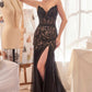Andrea & Leo A1388 Dress Sequin Floral Mermaid Gown