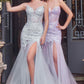 Andrea & Leo A1388 Dress Sequin Floral Mermaid Gown
