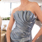Andrea & Leo A1439 Dress Pleated Origami Liquid Taffeta Gown