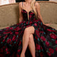 Andrea & Leo A1465 Dress Rose Print Organza Gown