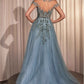 Andrea & Leo A1475 Cap Sleeve Mother of the Bride A-line Gown
