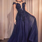 Andrea & Leo A1475 Cap Sleeve Mother of the Bride A-line Gown
