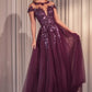 Andrea & Leo A1475 Cap Sleeve Mother of the Bride A-line Gown