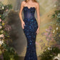 Andrea & Leo A1481 Fitted Strapless Sweetheart Corset Bodice Gown
