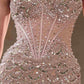 Andrea & Leo A1481 Fitted Strapless Sweetheart Corset Bodice Gown