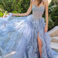Andrea & Leo A1483 A-Line Gown Sheer Boned Bodice Strapless Fairytale