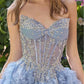 Andrea & Leo A1483 A-Line Gown Sheer Boned Bodice Strapless Fairytale