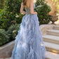 Andrea & Leo A1483 A-Line Gown Sheer Boned Bodice Strapless Fairytale