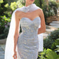 Andrea & Leo A1484 Fitted Gown Strapless Sweetheart Embroidered Floral Motif