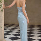 Andrea & Leo A1487 Tea Length Strapless Cocktail Dress