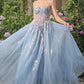 Andrea & Leo A1490 Whimsical Strapless Prom Ball Gown