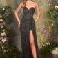 Andrea & Leo A1494 Strapless Sweetheart Fitted Formal Gown