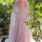 Ethereal Couture Sheer Cape