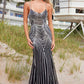 Nox Anabel A1582 Sleeveless Fully Beaded Fitted Dress