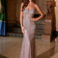 Nox Anabel A1582 Sleeveless Fully Beaded Fitted Dress