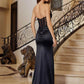 Nox Anabel A1596 Strapless Beaded Dress with Slit