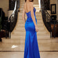 Nox Anabel A1596 Strapless Beaded Dress with Slit
