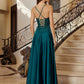 Nox Anabel A1725 Stretch Satin A-Line Dress