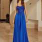 Nox Anabel A1725 Stretch Satin A-Line Dress