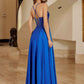 Nox Anabel A1725 Stretch Satin A-Line Dress
